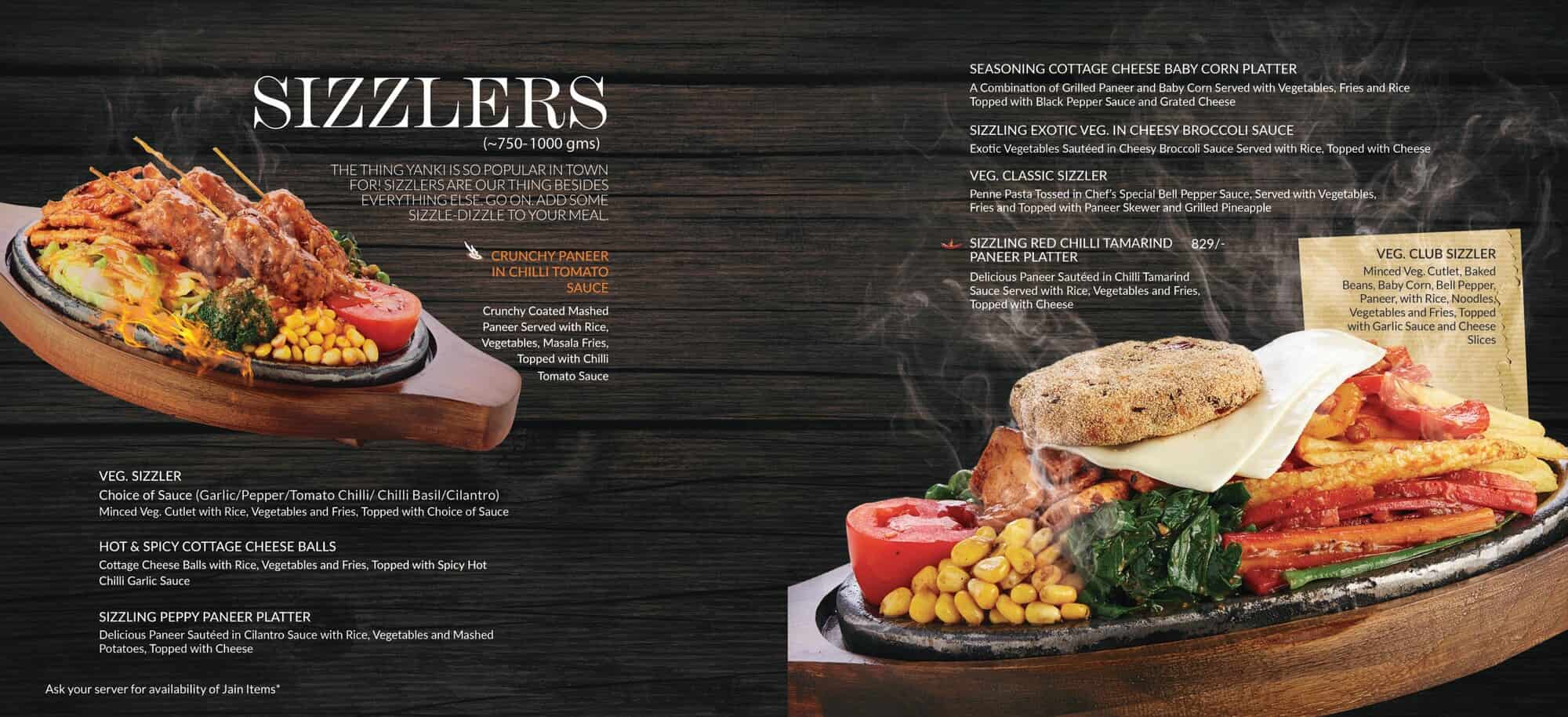 Yanki sizzlers discount