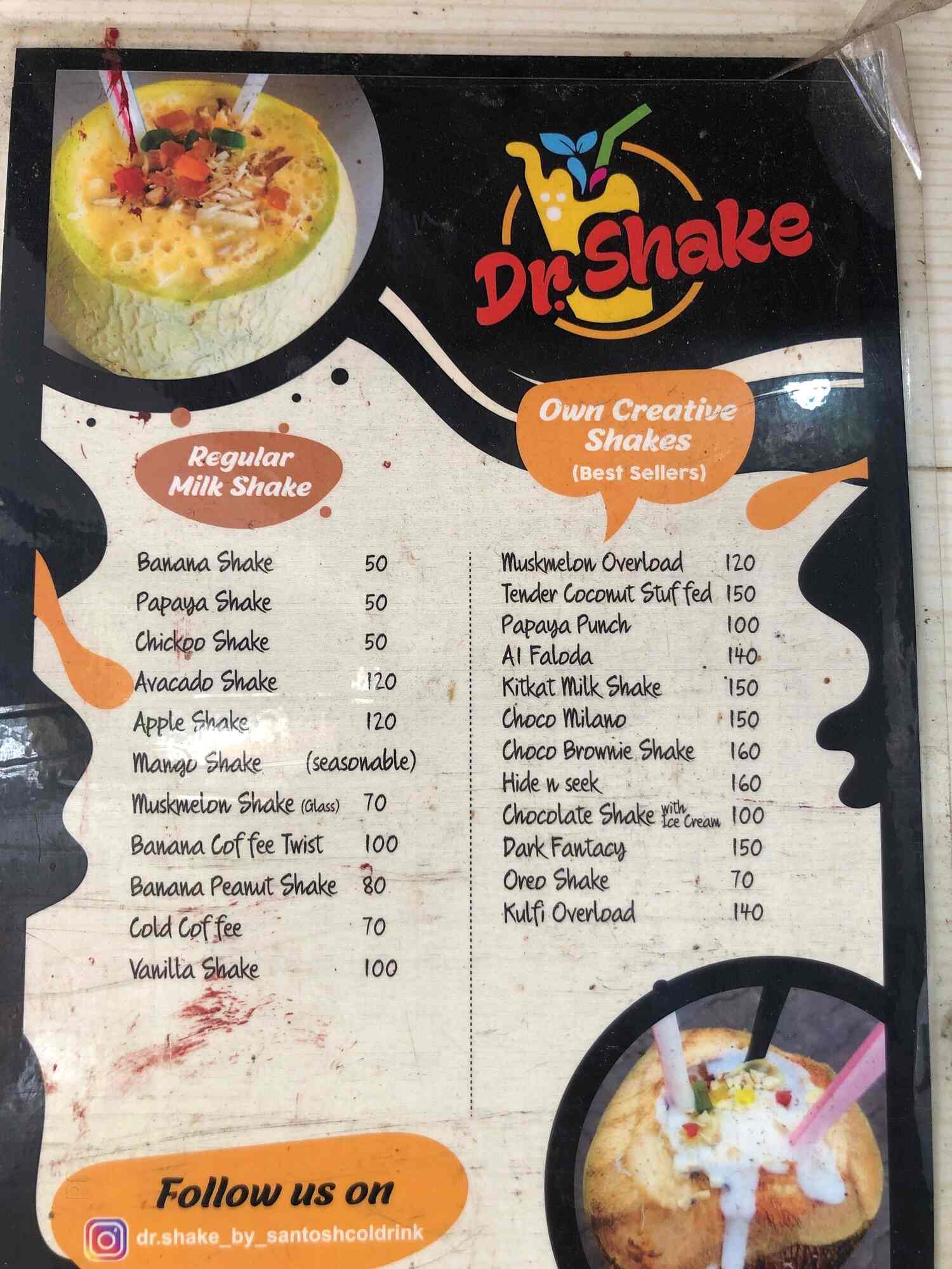Dr Shake By Santosh Cold Drink in Mapusa,Goa - Best Juice Centres 