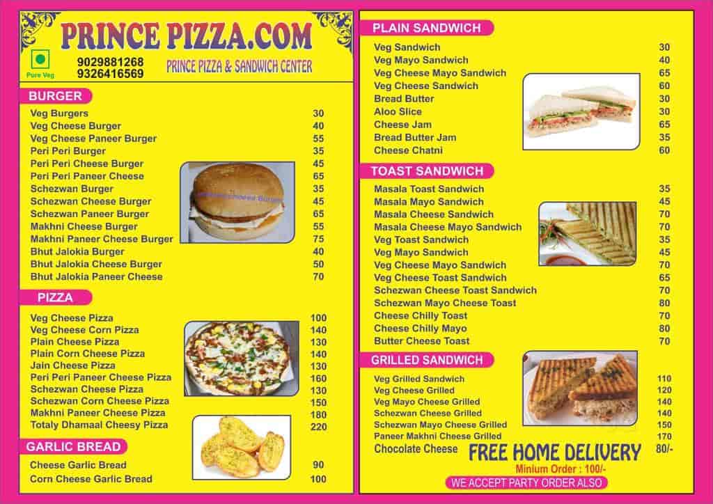 Prince Pizza in Mira Road East Thane Order Food Online Best Fast Food near me in Thane Justdial