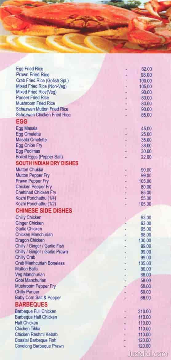 Go deals fish menu