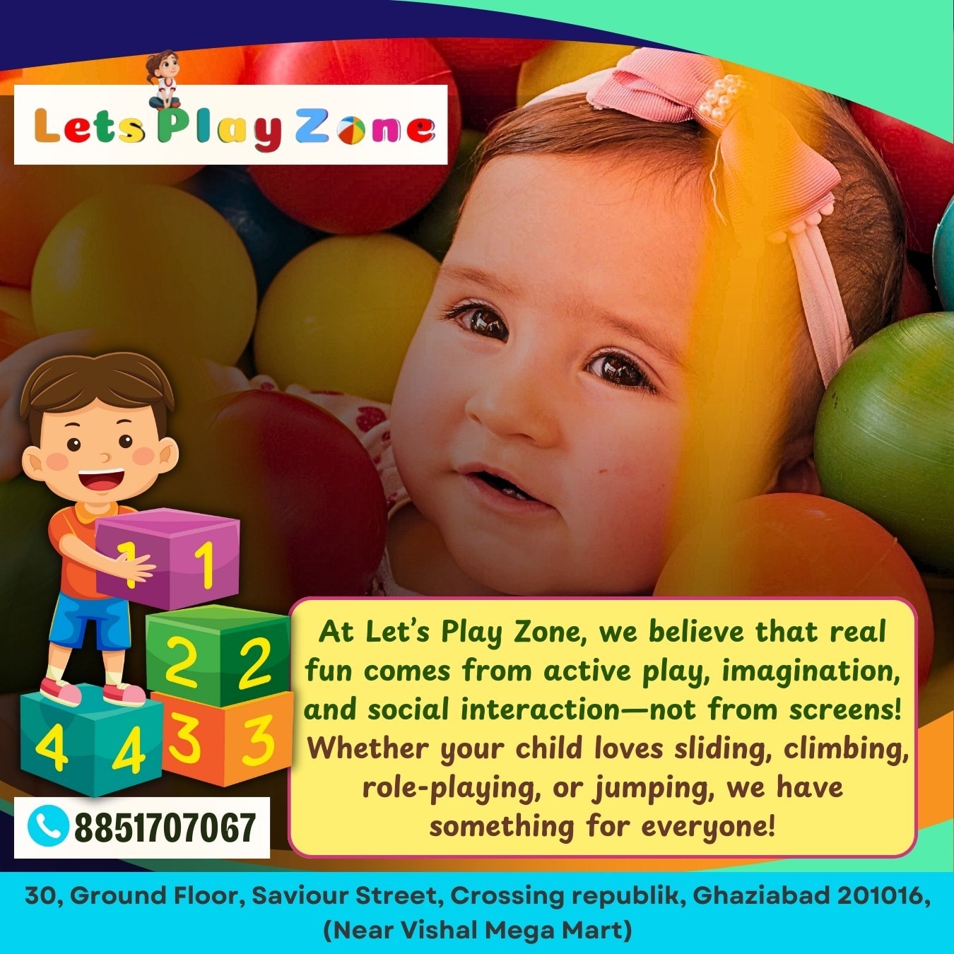 Let'S Play Zone in Crossing Republik,Ghaziabad - Best Children