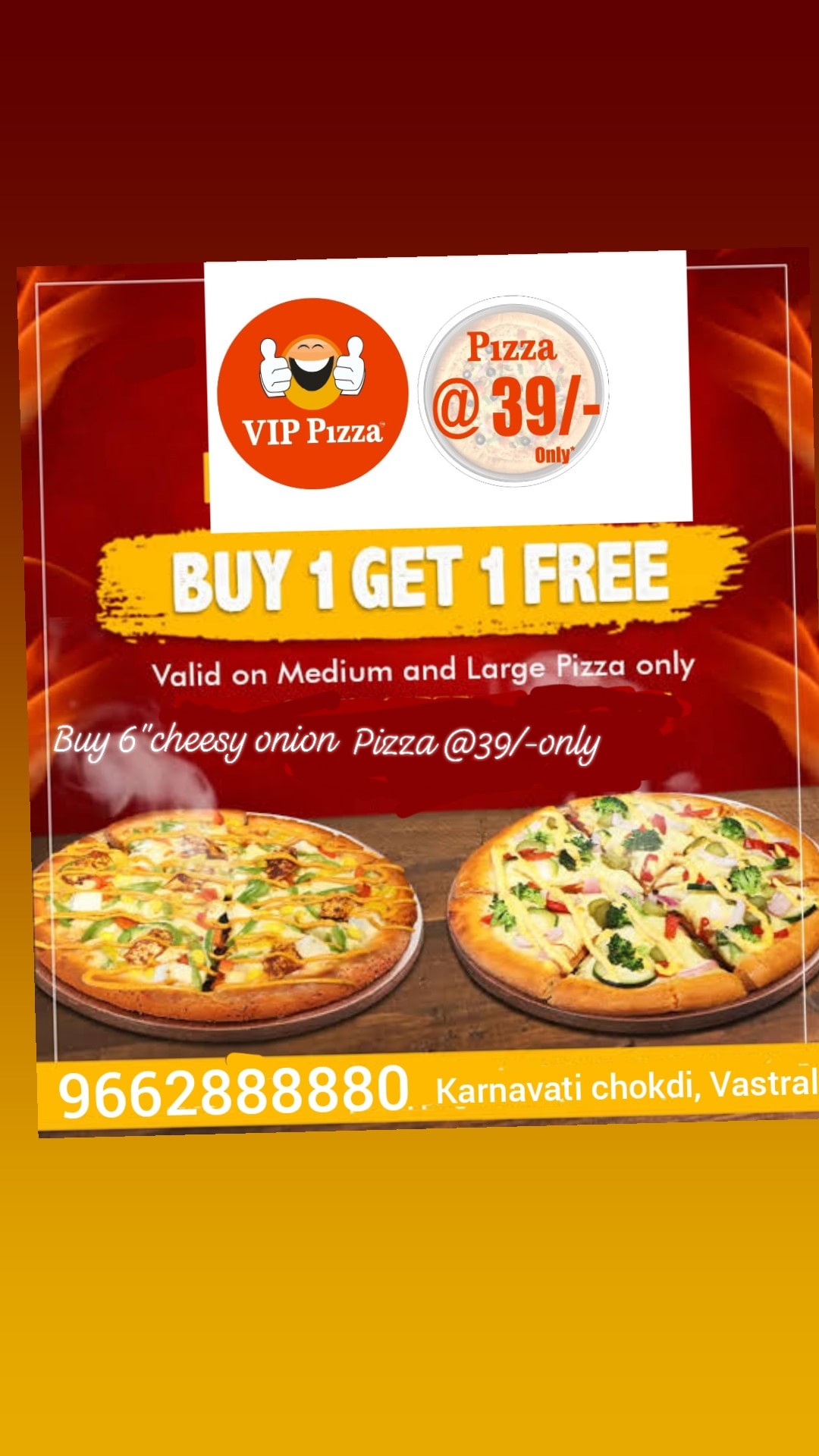 Vip Pizza in Bhogpur,Jalandhar - Best Fast Food near me in