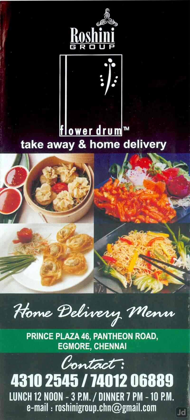 Flower Drum Restaurant, Egmore, Chennai Chinese, Indian, Thai, Fast