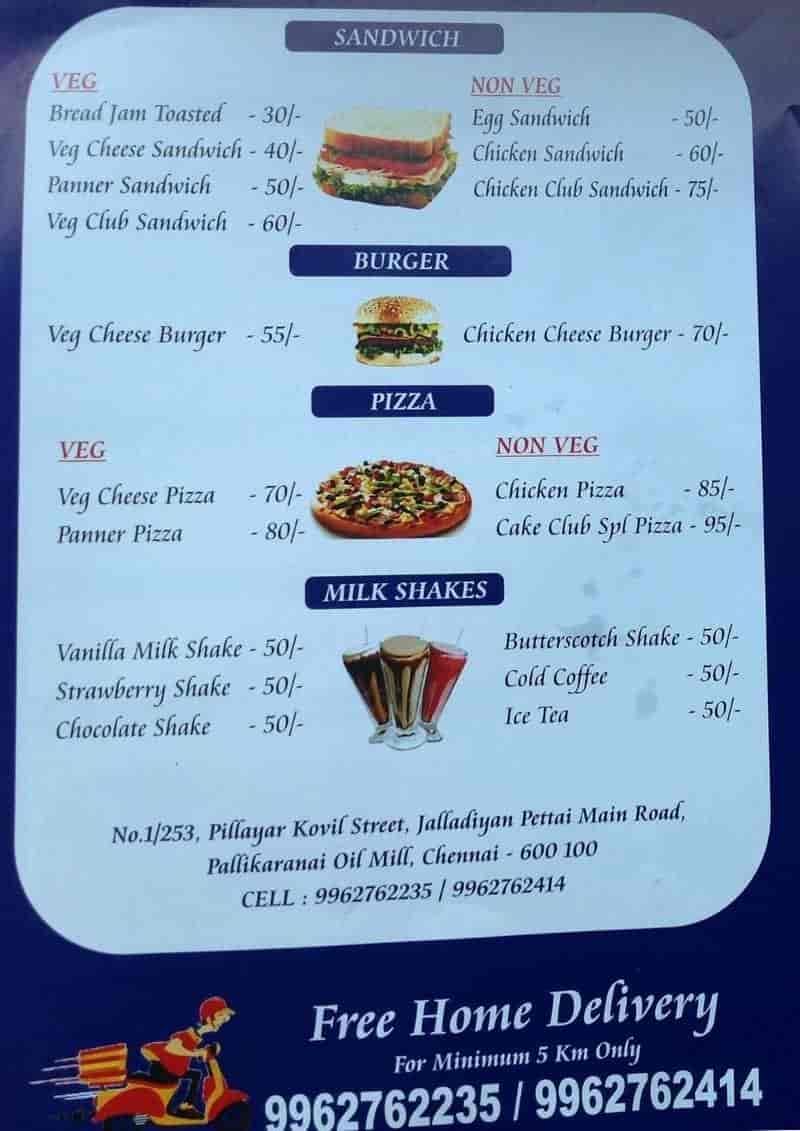 Details more than 149 cake club pallikaranai awesomeenglish.edu.vn