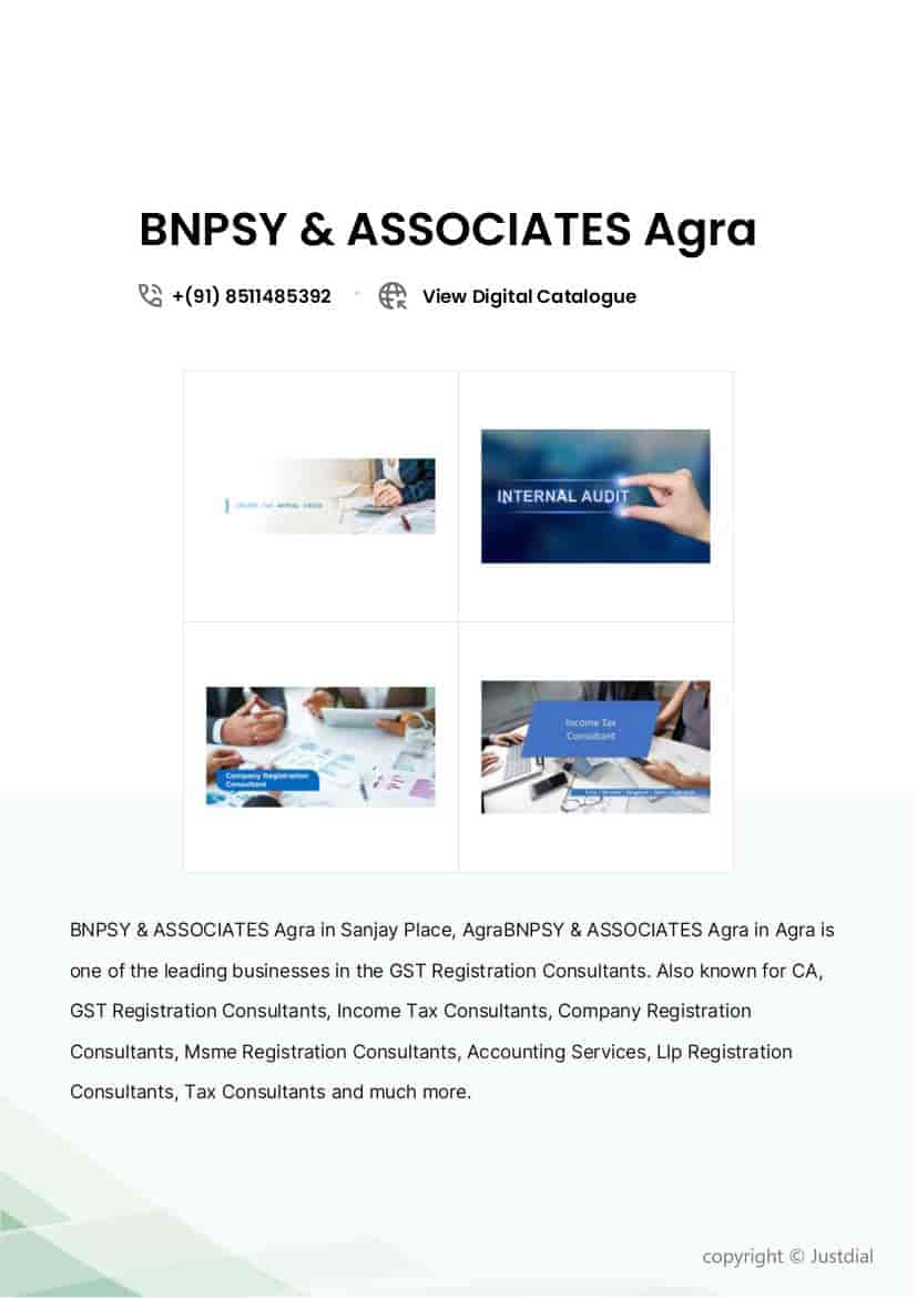 BNPSY & ASSOCIATES Agra