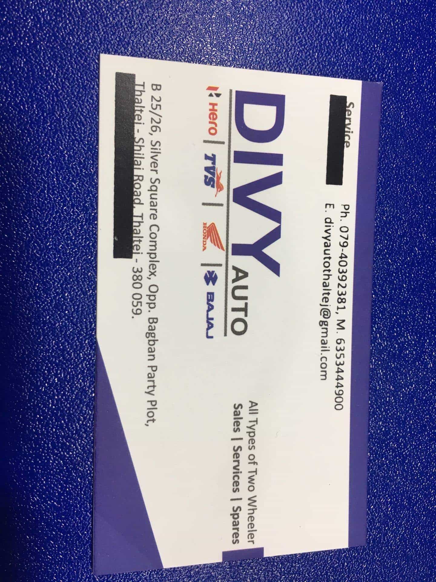 Divy Auto in Thaltej,Ahmedabad Best Two Wheeler Consultants in