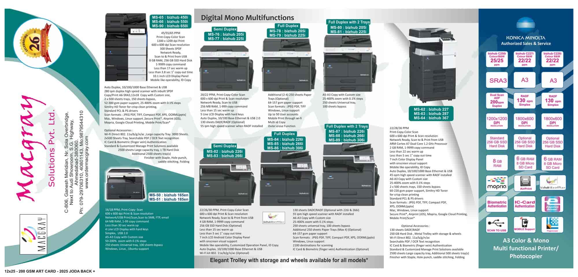 Konica Minolta bizhub 36 PPM model 361i copier Machine in Konica Minolta bizhub 36 PPM model 361i copier Machine in