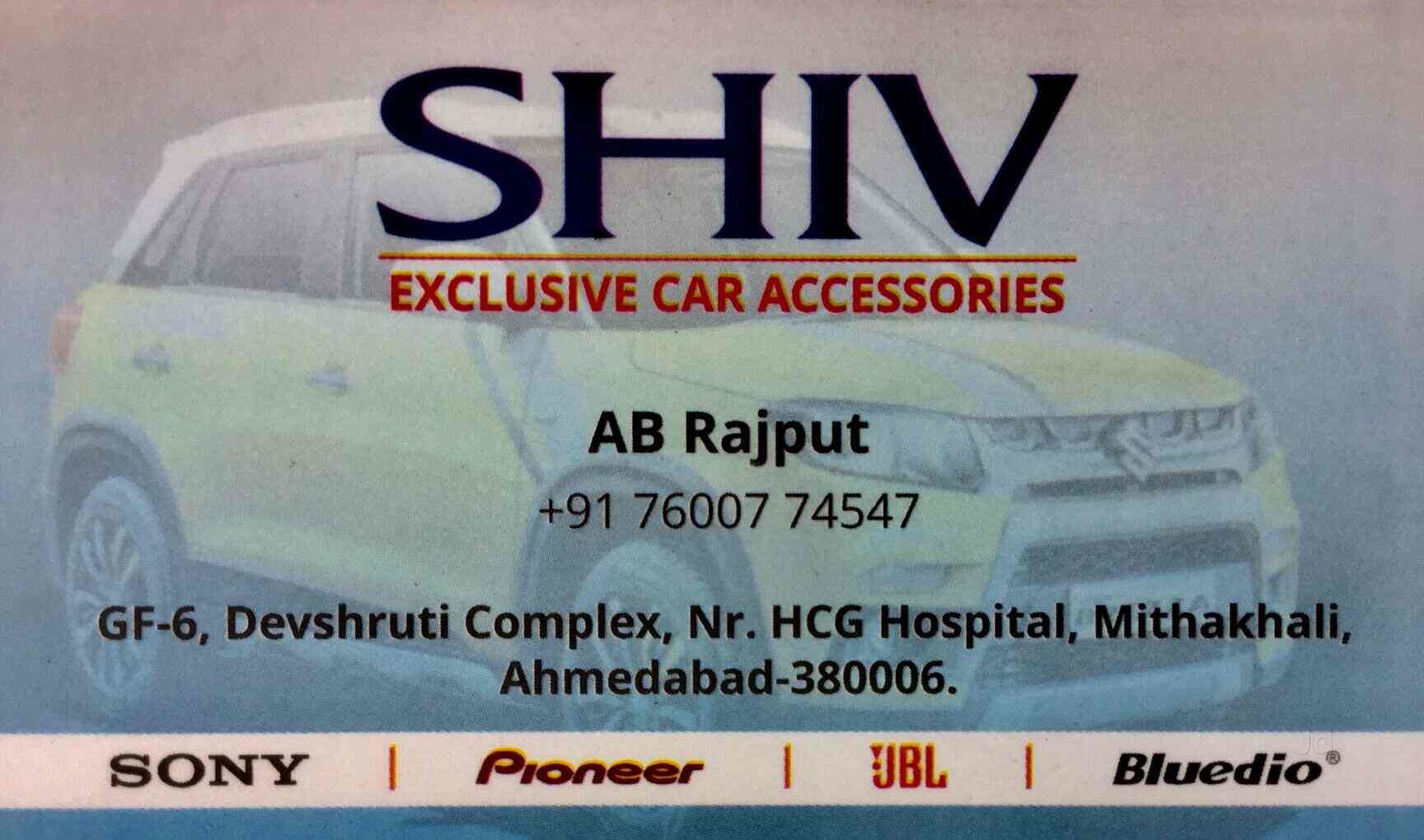 Shiv Exclusive Car Accessories in Mithakhali Ahmedabad Best
