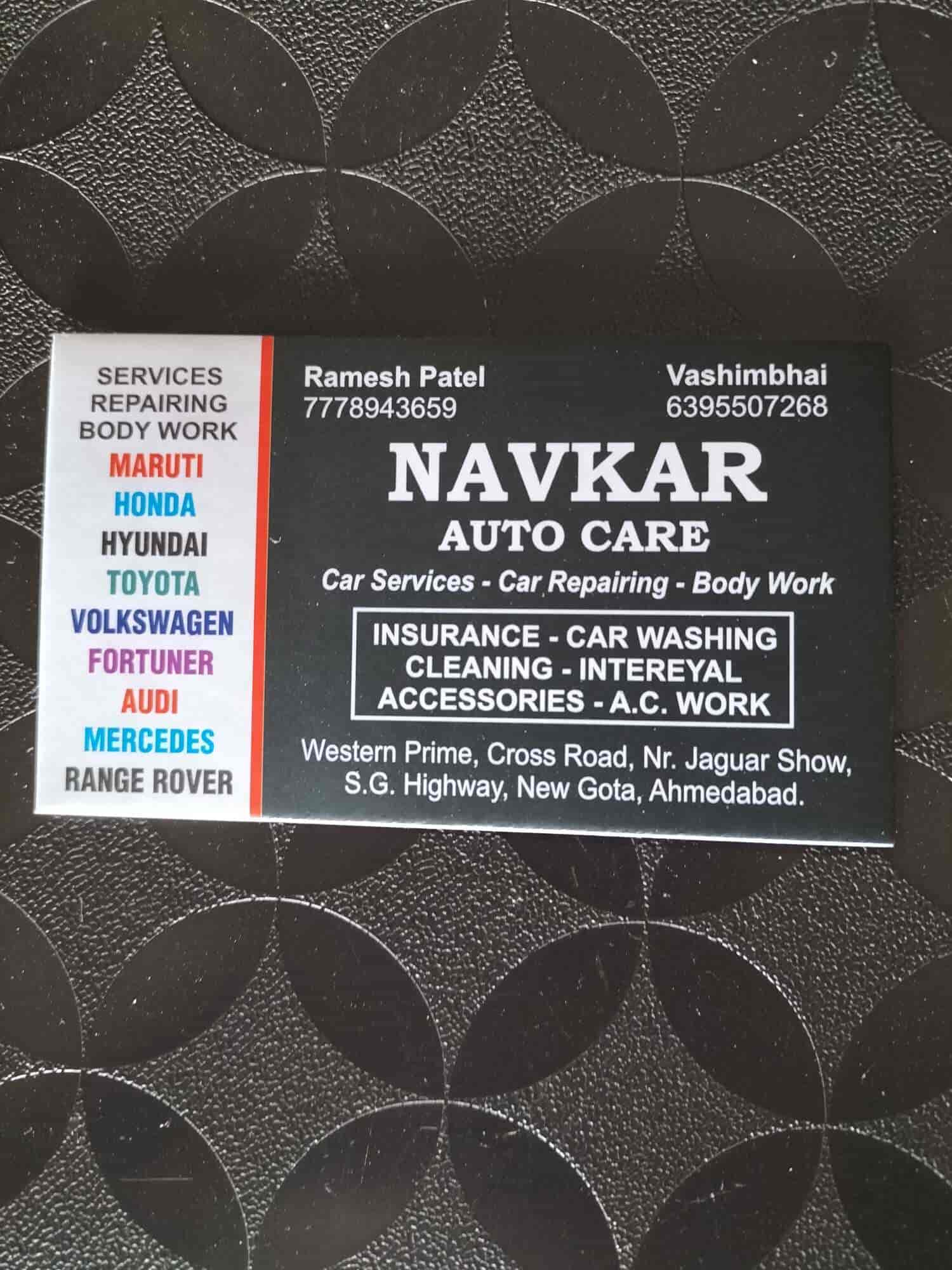 Navkar Auto Care in Gota,Ahmedabad Best Car Repair & Services in