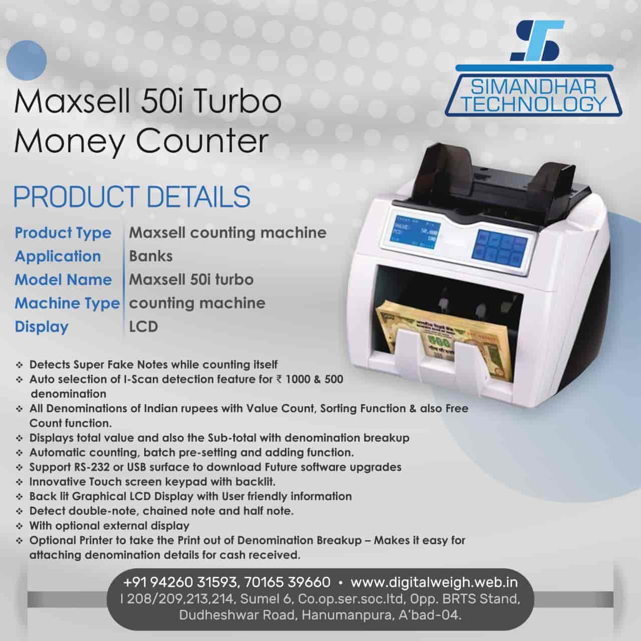 Top Methodex Currency Counting Machine Dealers in Ahmedabad करेंसी