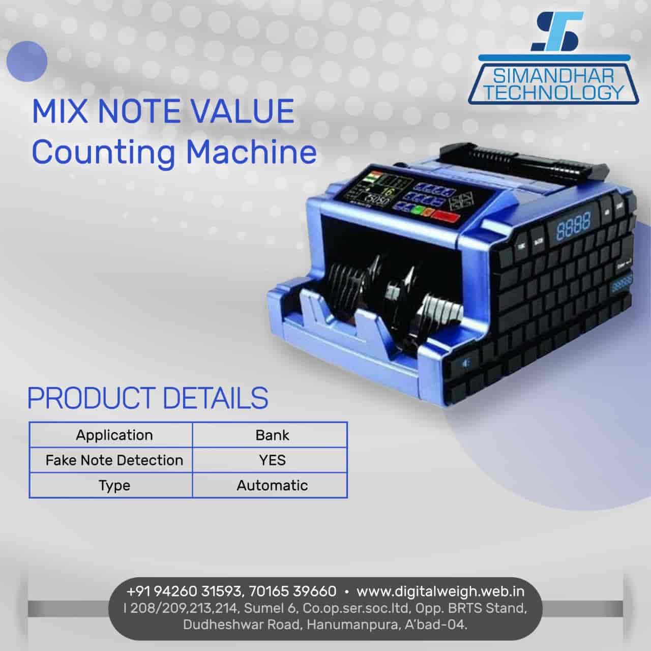 Top Methodex Currency Counting Machine Dealers in Ahmedabad करेंसी