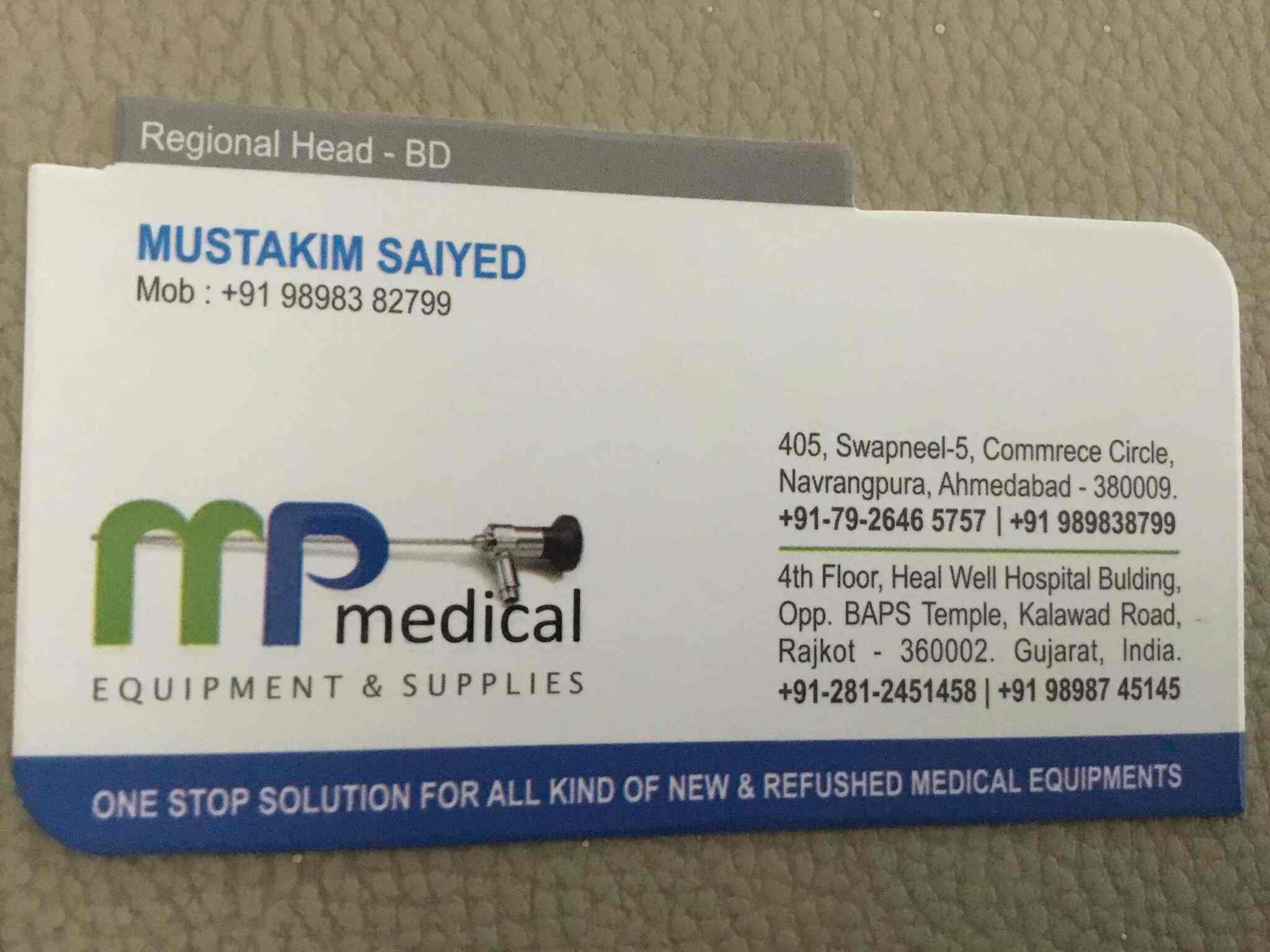 M P Medical Equipments Pvt. Ltd. in Navrangpura,Ahmedabad Best