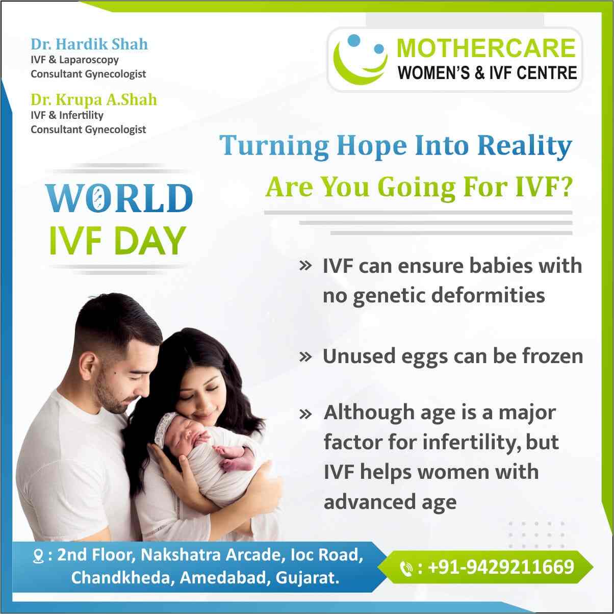 List of Top IVF Centres near 4d Square MallChandkheda, Ahmedabad