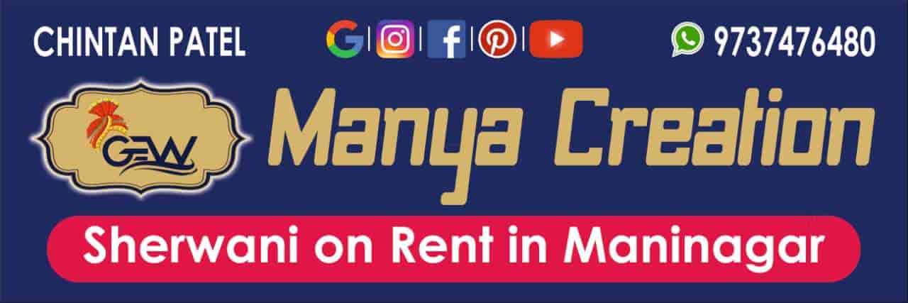 Manya Creation in Maninagar Ahmedabad Best Sherwanis On Rent near me in Ahmedabad Justdial