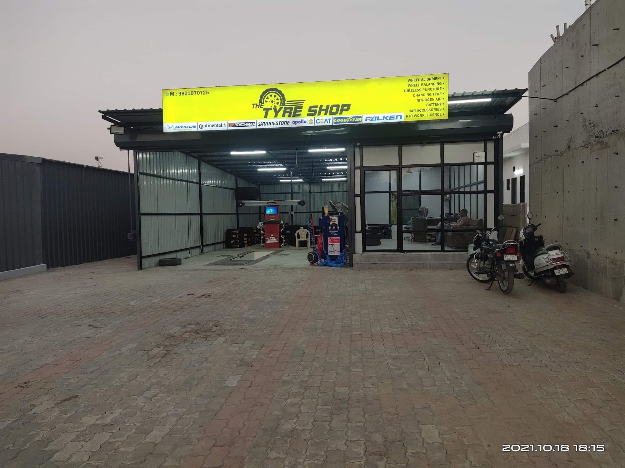 The Tyre Shop in South Bopal,Ahmedabad Best Car Tyre Dealers in