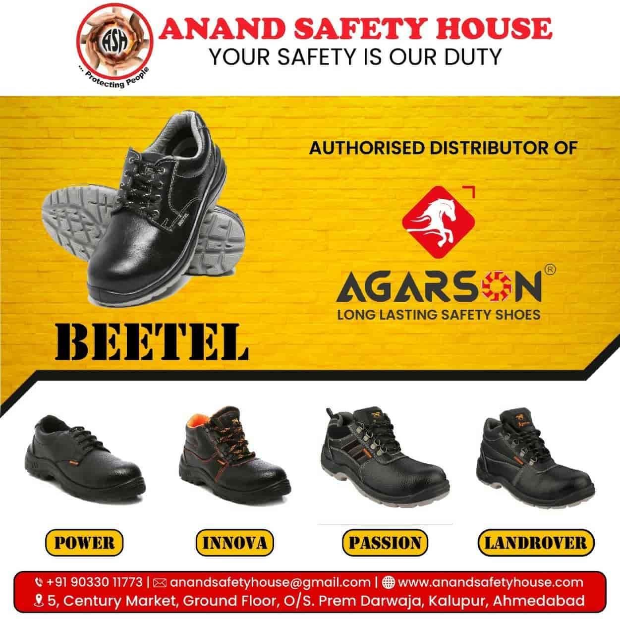 Anand Safety House in Kalupur,Ahmedabad Best Road Safety Equipment