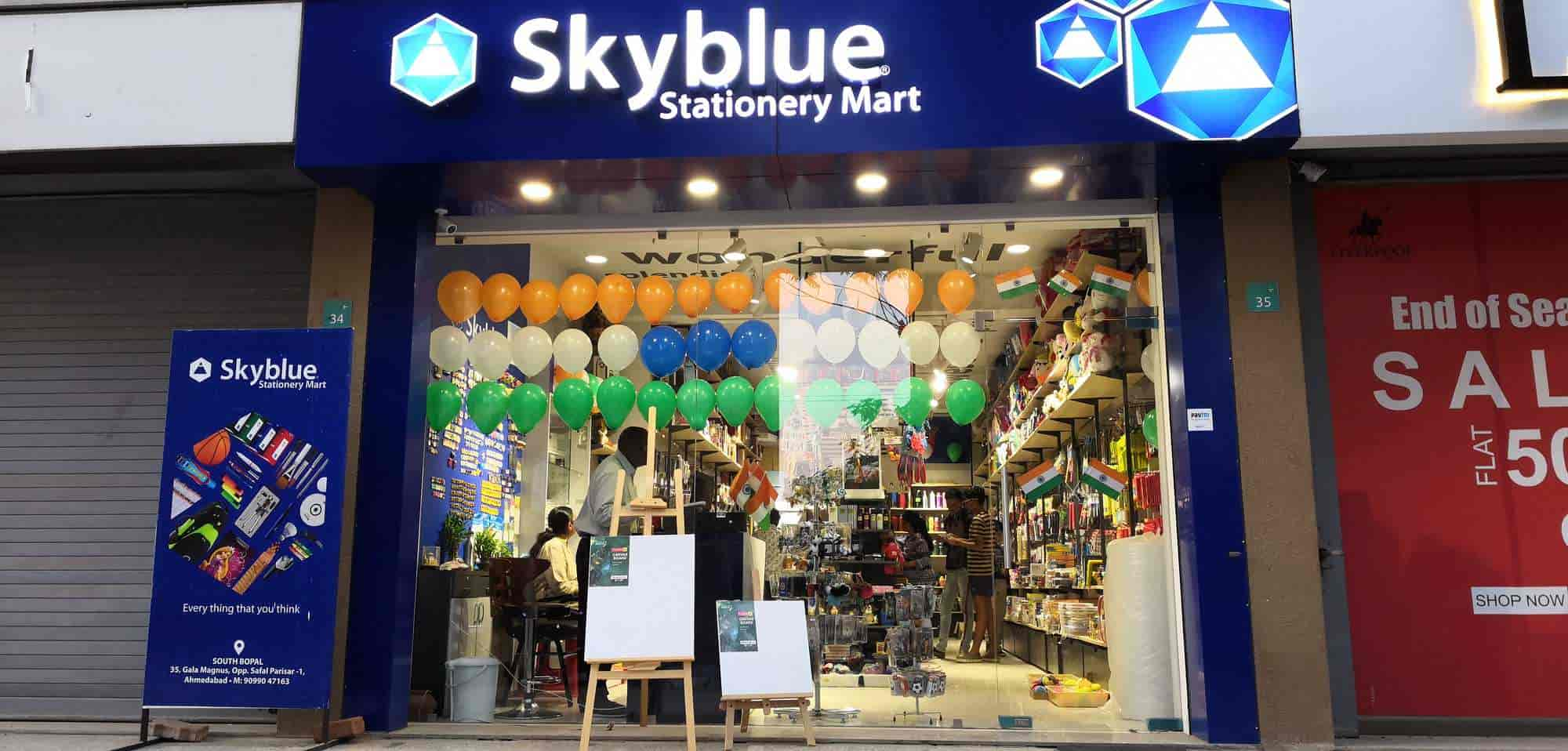 Skyblue stationery deals