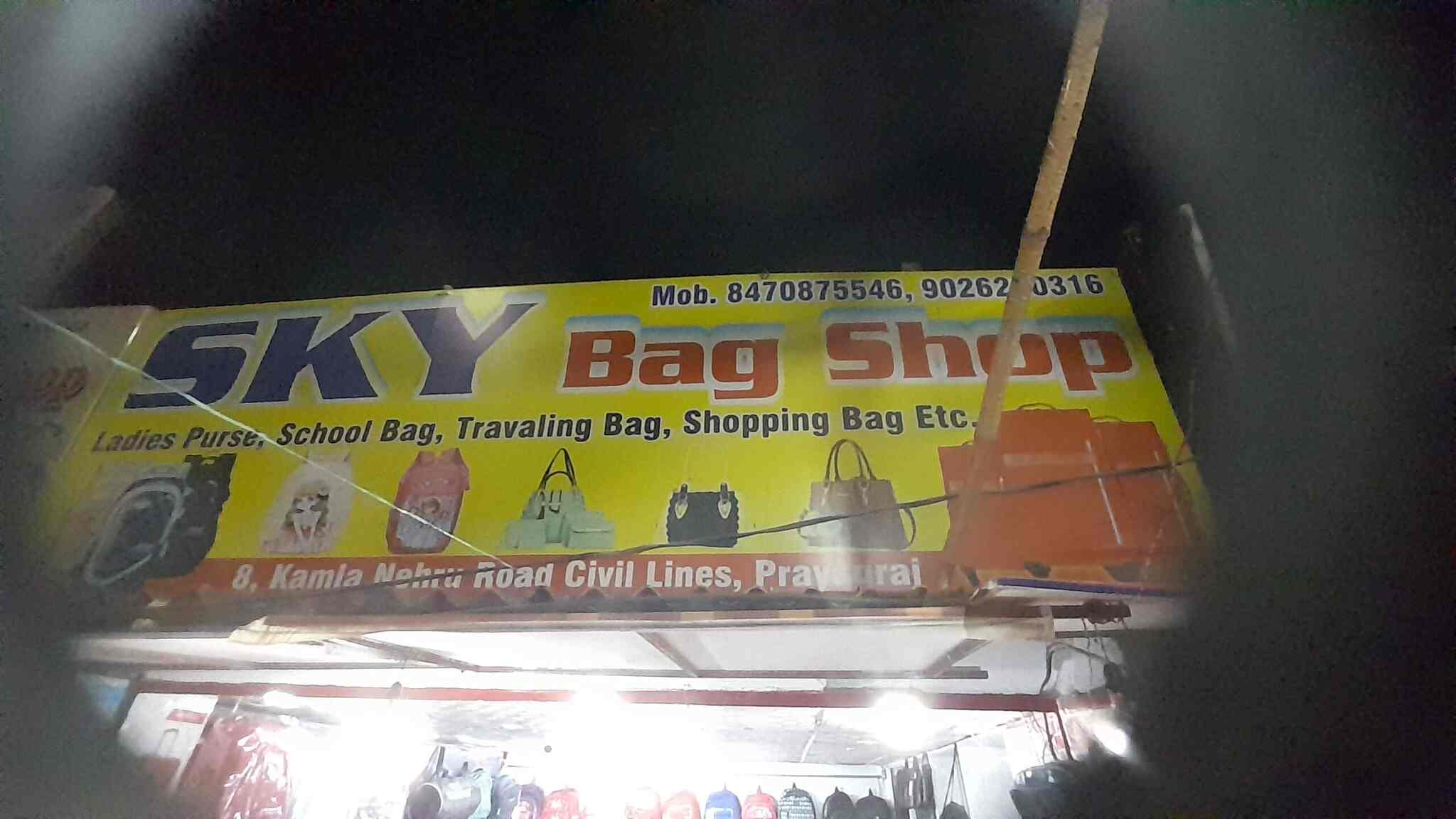 Sky bag cheap shop near me