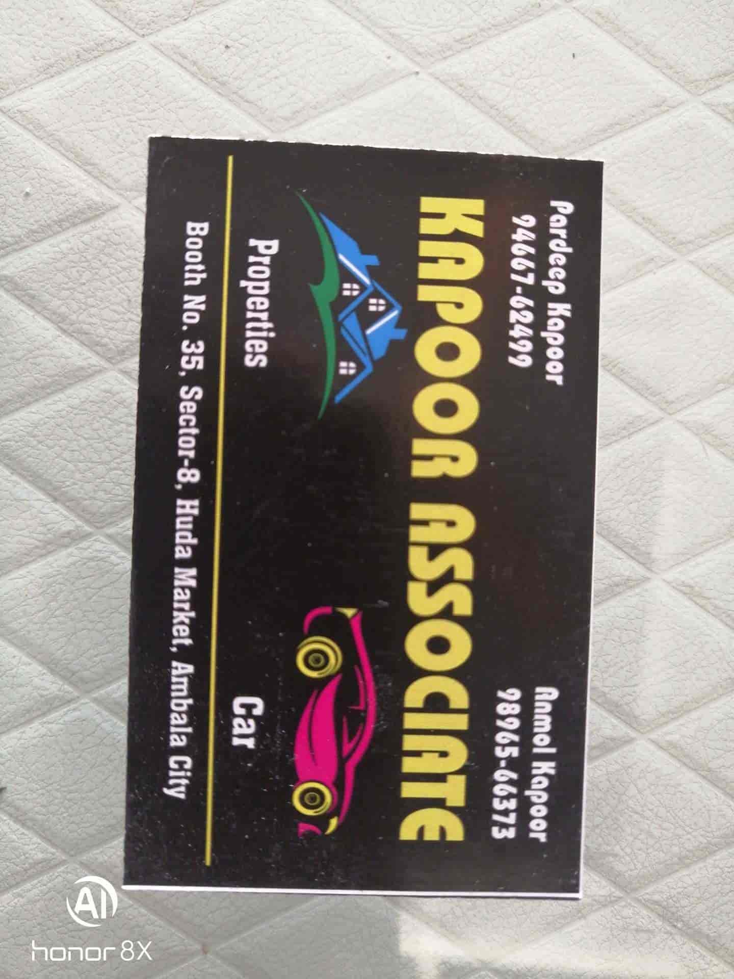 Kapoor Associates in Ambala City,Ambala Best Estate Agents in Ambala