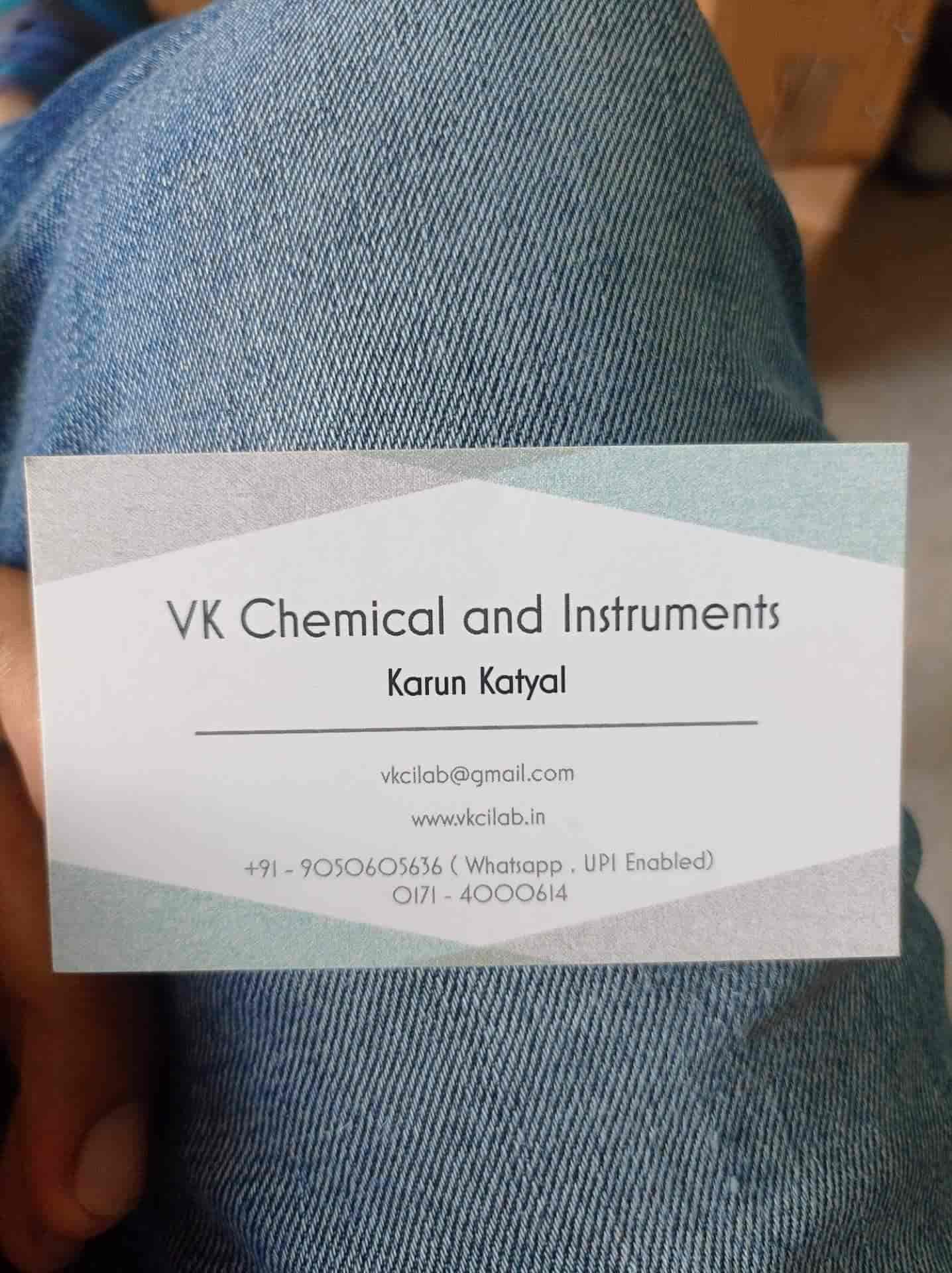 Catalogue V K Chemicals & Instruments (Closed Down) in Ambala Cantt