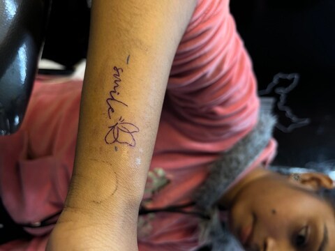 Dinu name tattoo tattoo viral shorts YouTube