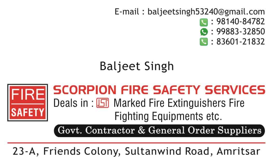 Top Fire Alarm Dealers in Amritsar near me Justdial