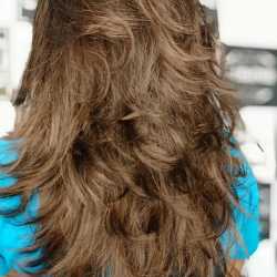 Long layer haircuts