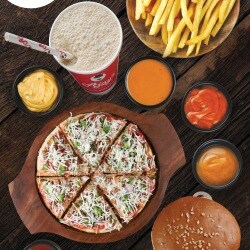 Ajays pizza on sale