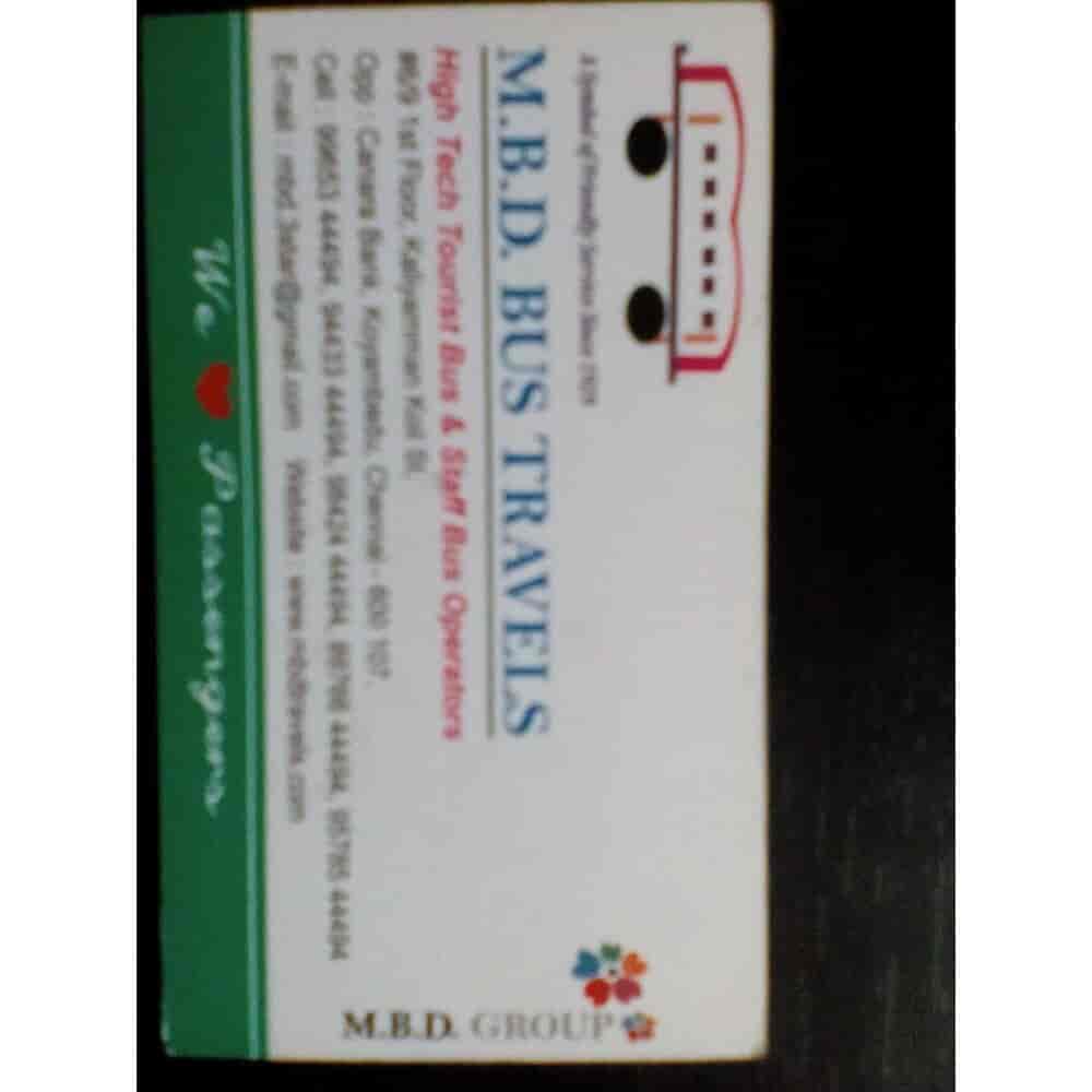 Mbd Bus Services in MGR Road,Ranipet - Best Bus Services near me in ...
