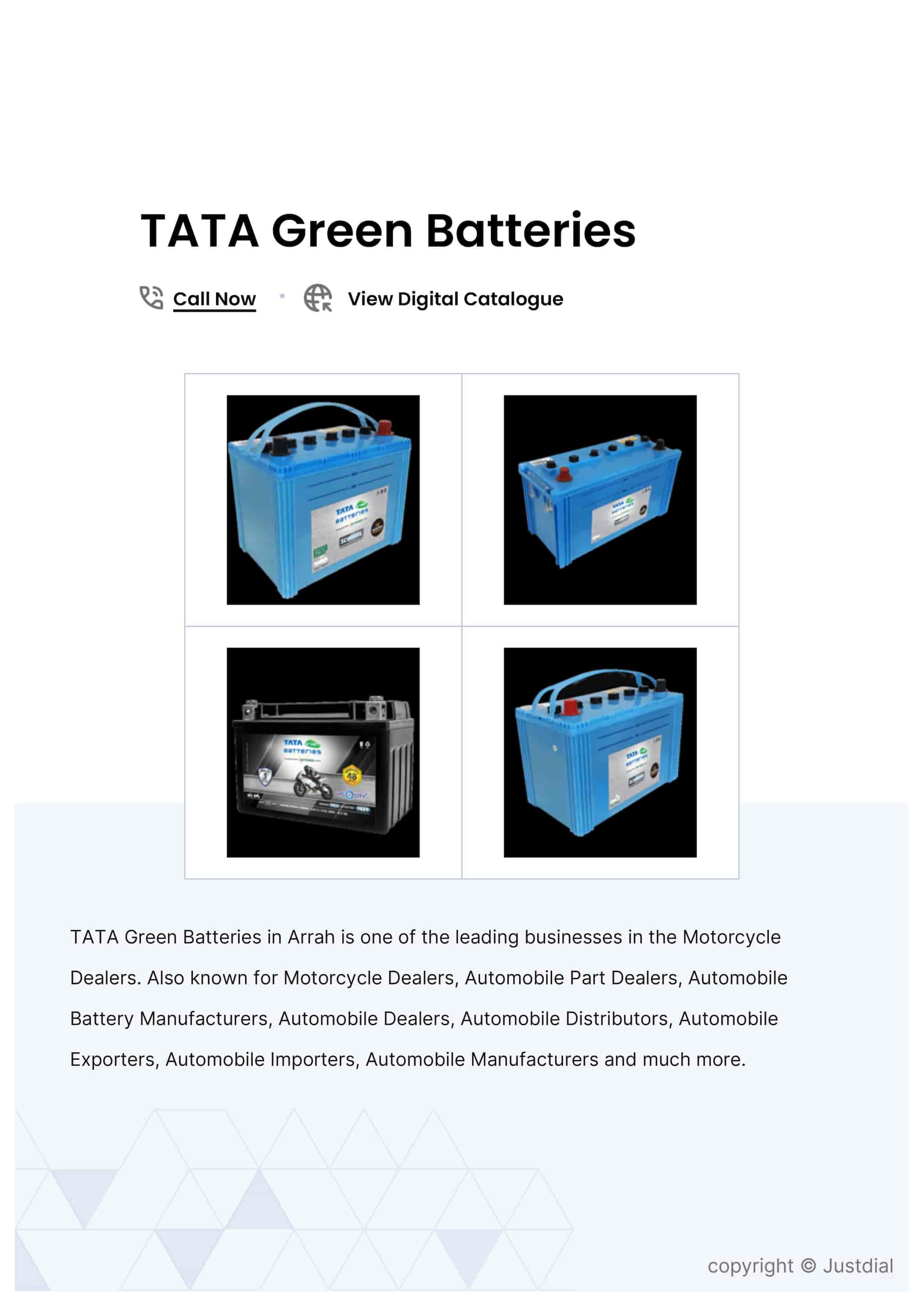 Tata Green Battery Honda Dio Battery Cost Tata Green Pulsar 9ah