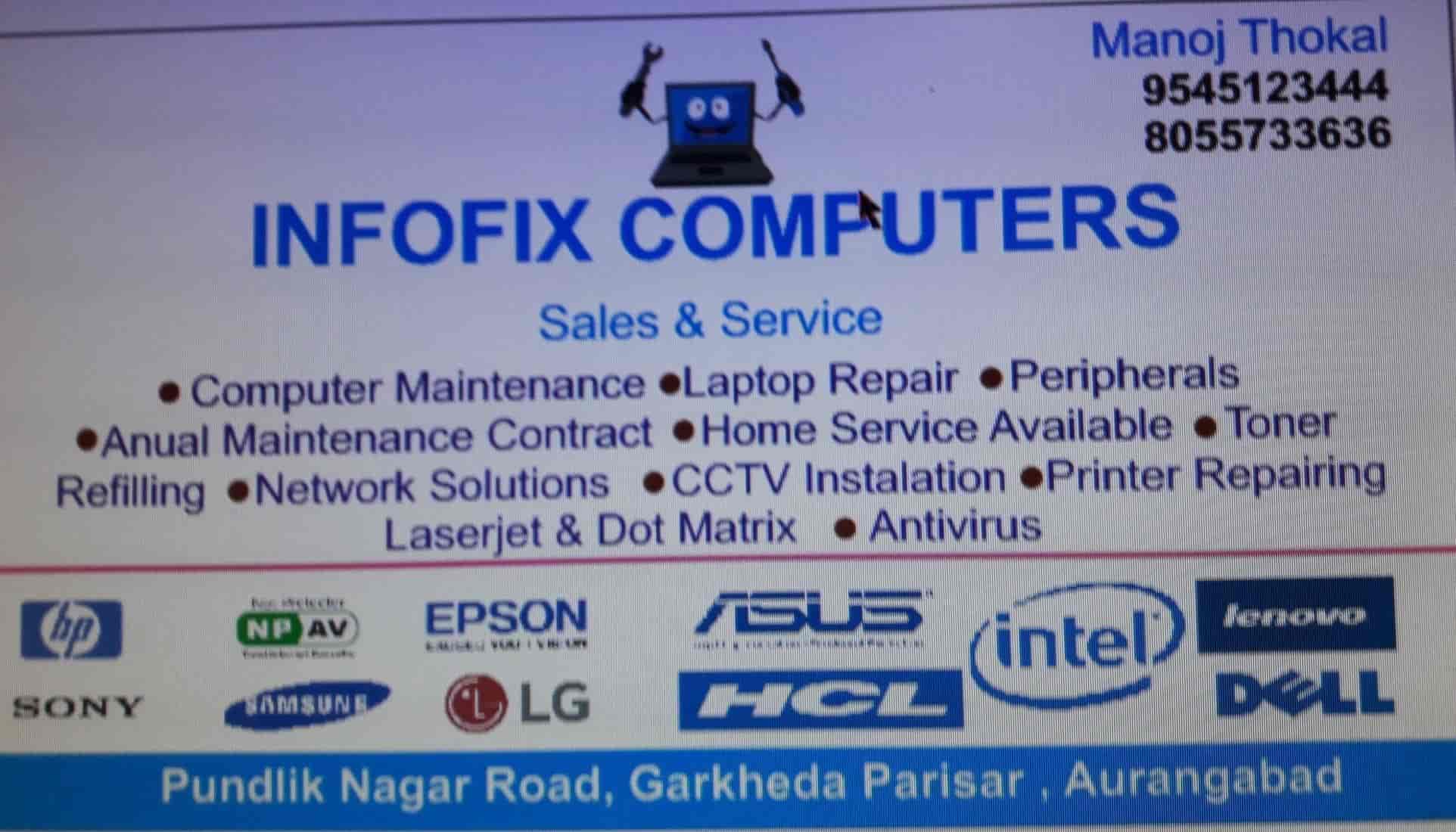 Infofix Computers in Pundlik Nagar,Aurangabad-maharashtra - Best Computer  Repair & Services near me in Aurangabad-maharashtra - Justdial