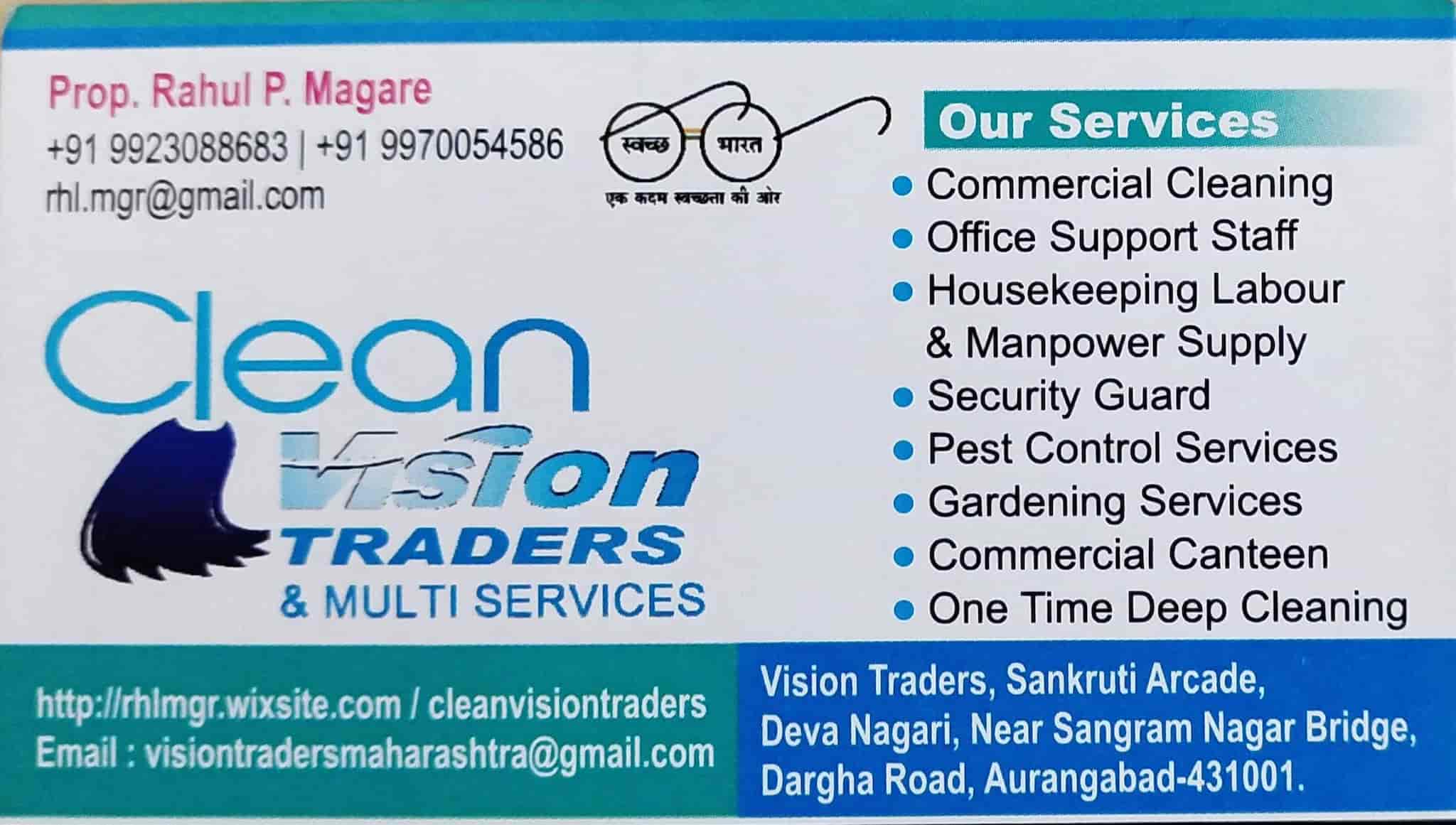 Clean Vision Clean Vision Multi Services in Dargah Road,Aurangabad-maharashtra ...