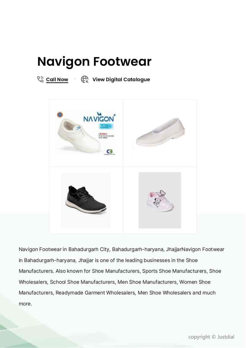 White Navigon School Shoes in Mumbai at ₹ 150 Pr by Navigon