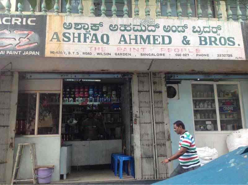 Ashfaq Ahmed & Brothers in Wilson Garden,Bangalore Best Paint