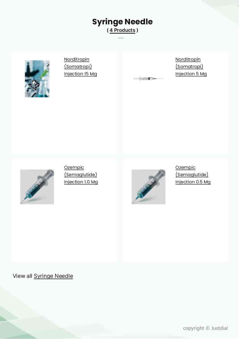 Ozempic (Semaglutide) Injection 0.5 Mg in Bangalore at best price by Novo  Nordisk India Pvt Ltd (Head Office)