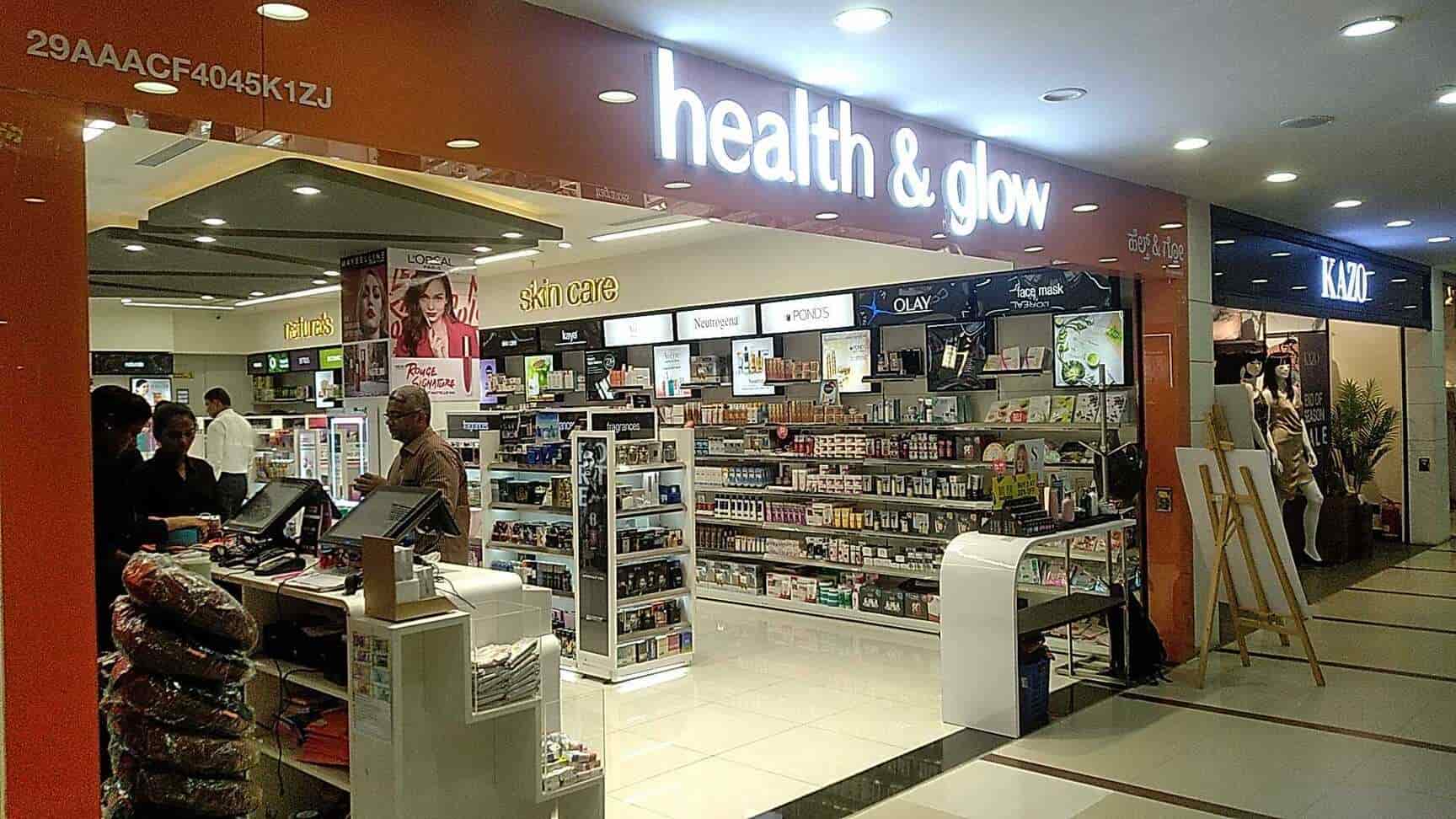 Health Glow Garuda Shopping Mall in Magrath Road Bangalore