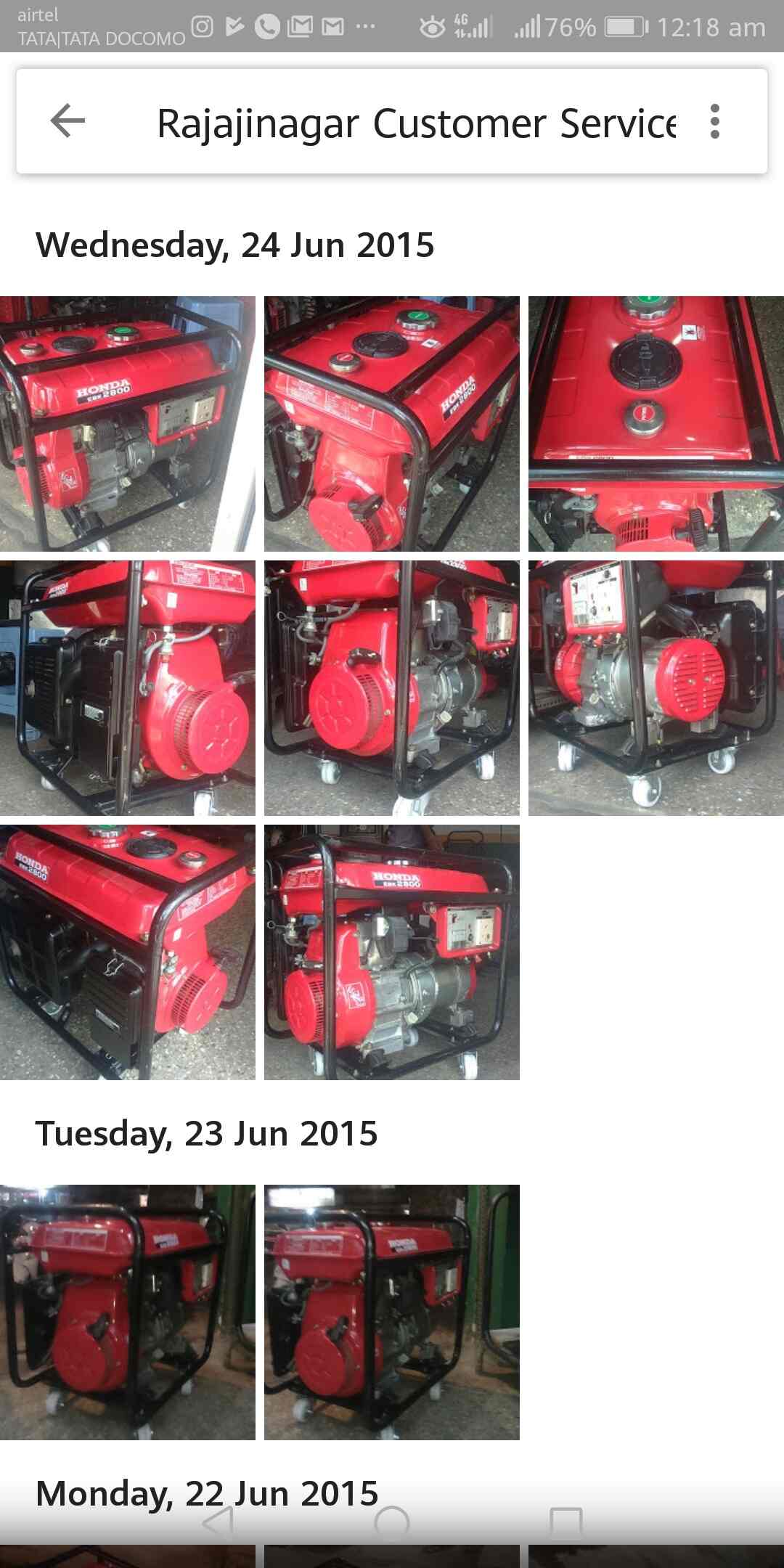 Top Honda Generators On Rent in Bangalore गेनेटर्स ों रेंटहौंडा