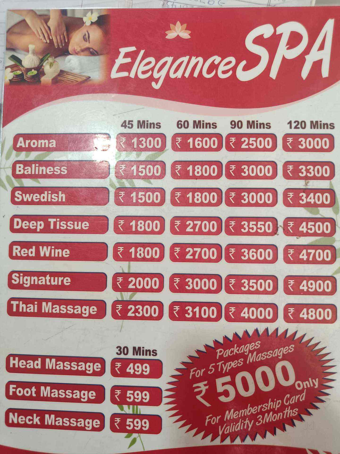 ELEGANCE SP & SALON in Koramangala 1st Block,Bangalore Best Thai Body