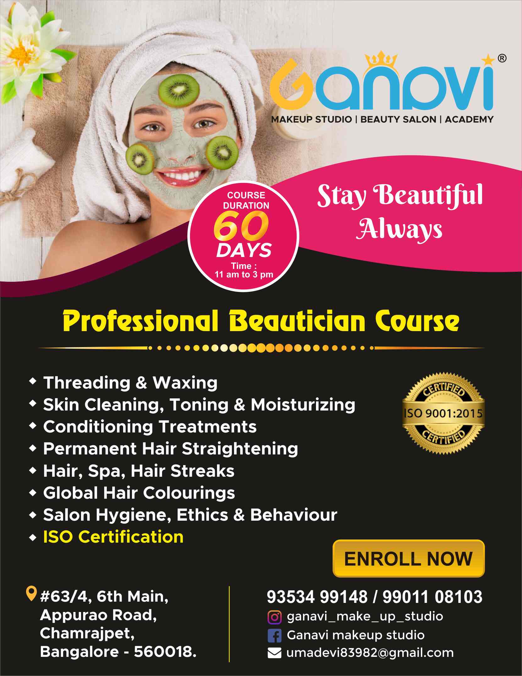 Top Beauty Parlours in Old Tharagupet,Bangalore Best Ladies Beauty