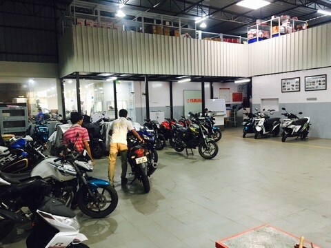 yamaha showroom in yelahanka