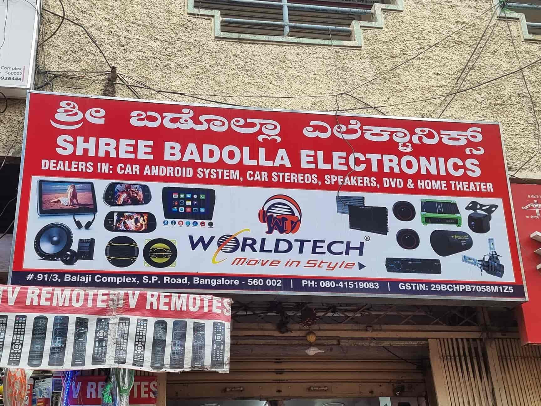 Shree Badollas Electronics in Sp Road,Bangalore Best Car Stereo