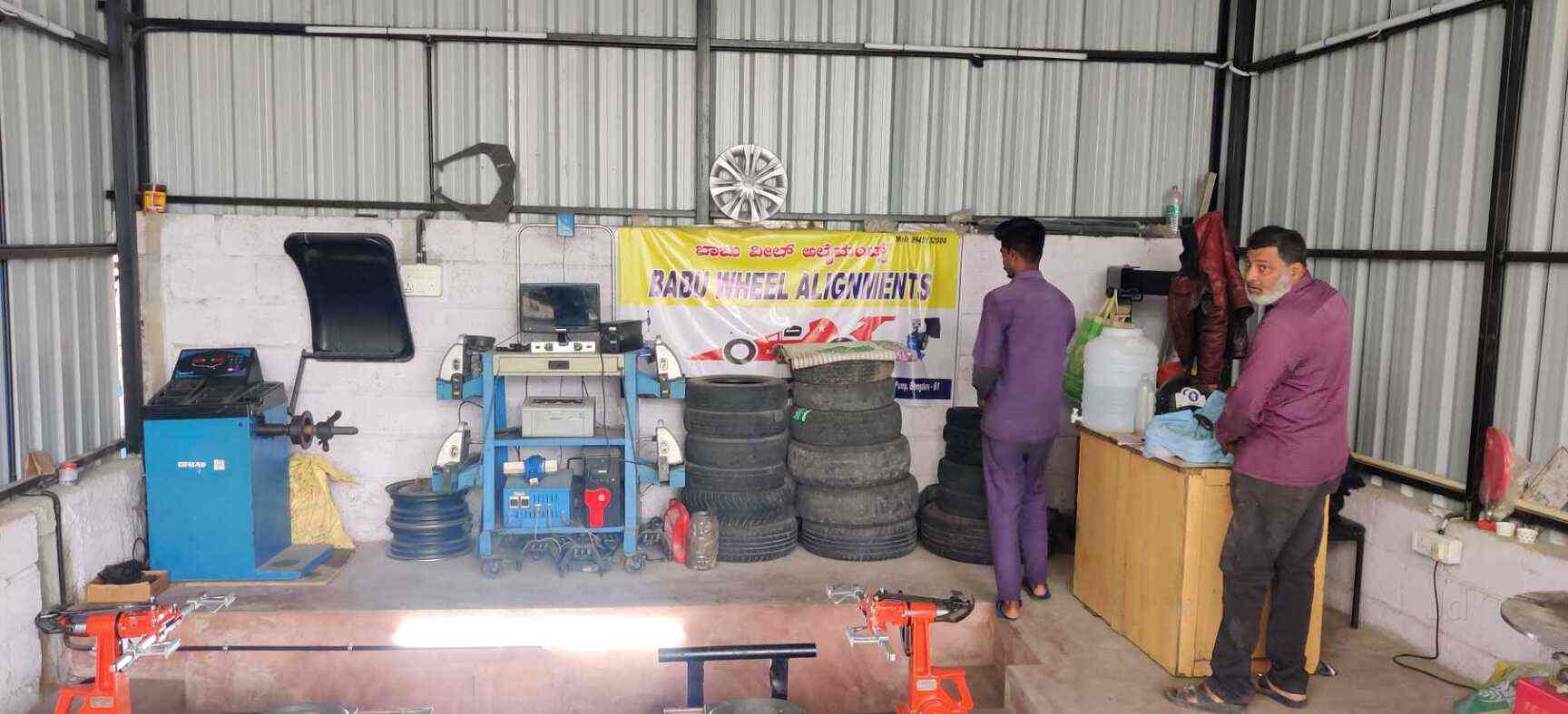 Babu Wheel Alignment in Uttarahalli,Bangalore Best Wheel Alignment