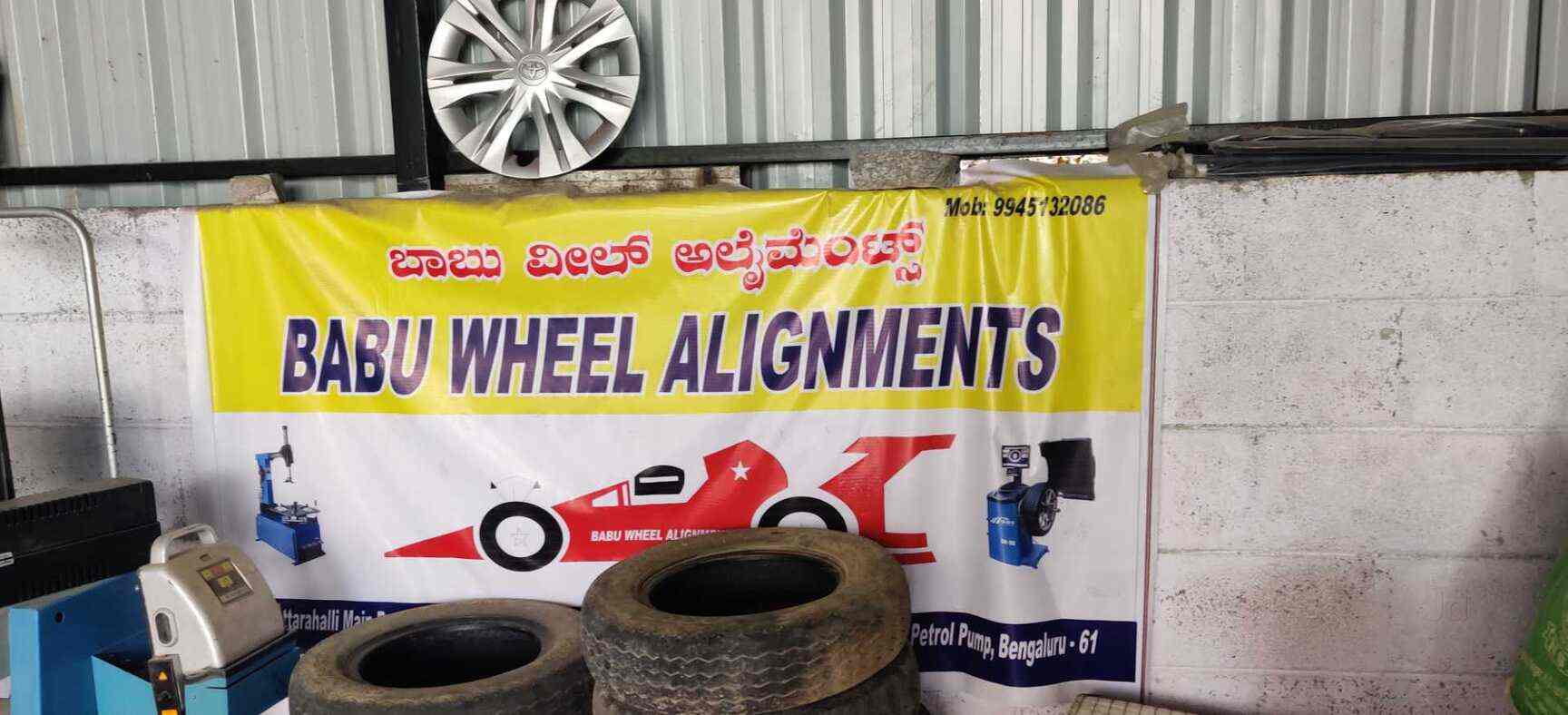 Babu Wheel Alignment in Uttarahalli,Bangalore Best Wheel Alignment