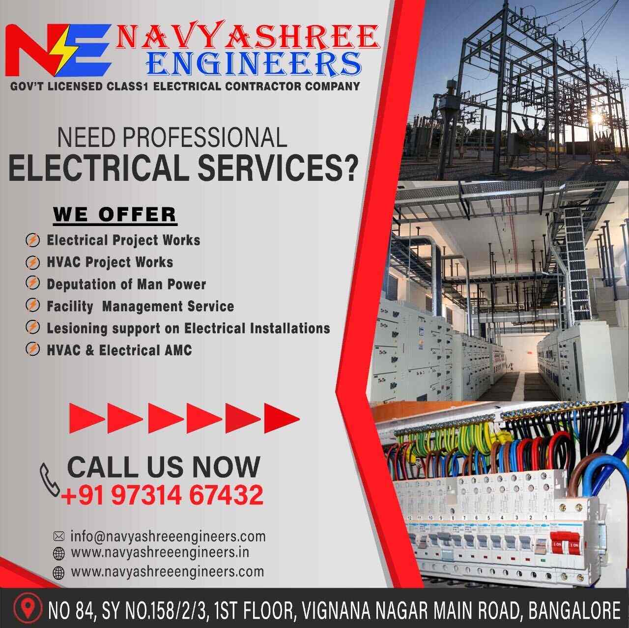 Navyashree Engineers Marathahalli Electrical Contractors In Bangalore Justdial