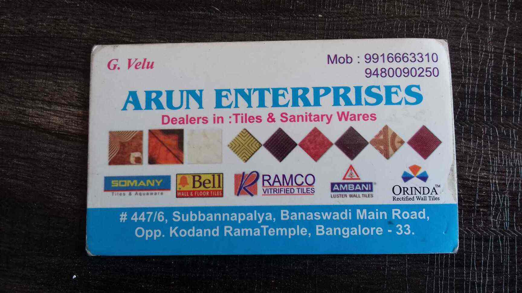 Arun Enterprises in Subbaiyapalya Extension,Bangalore Best Cooking