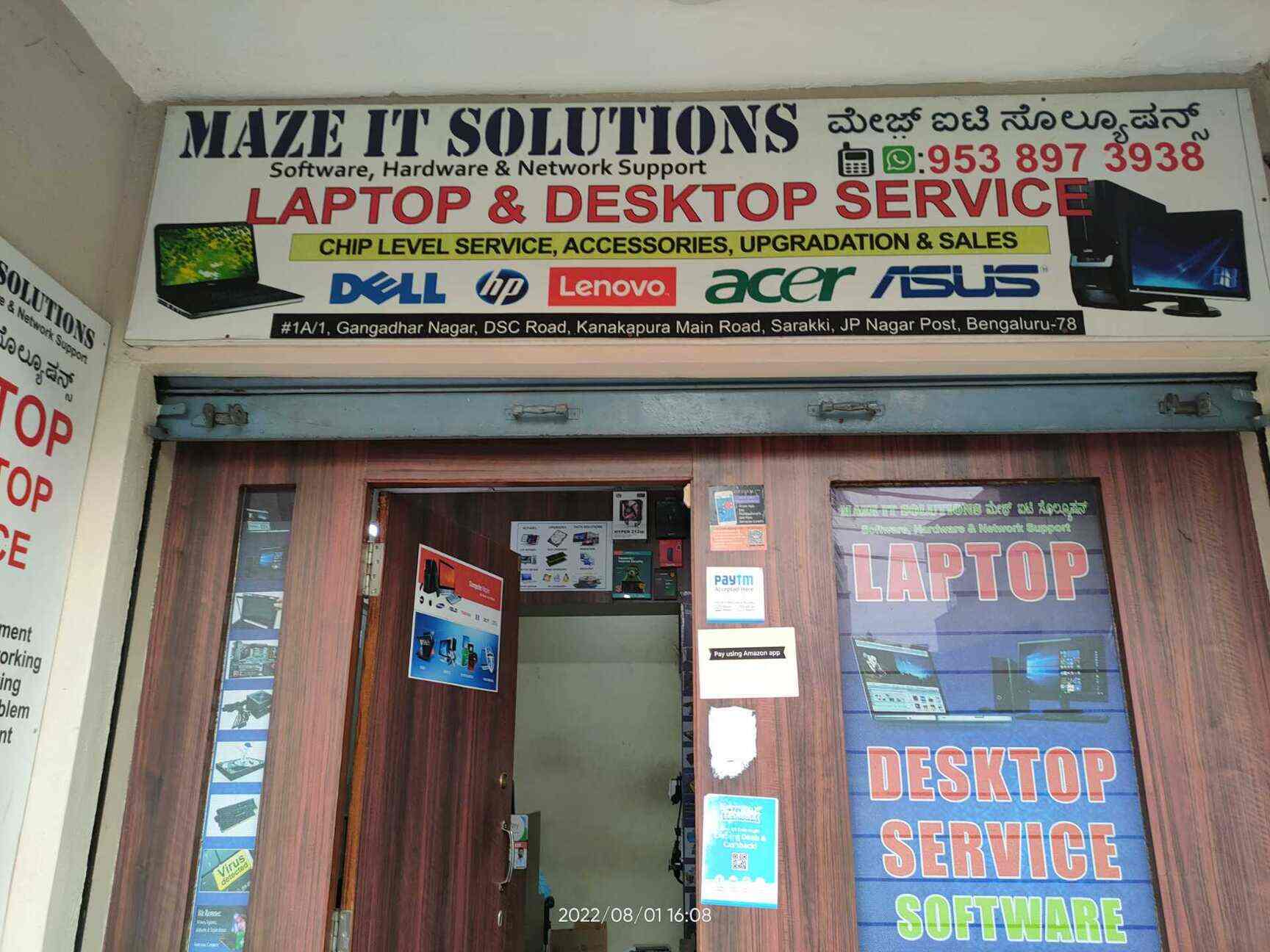 Maze It Solutions in Jp Nagar 1st Phase,Bangalore Best LenovoLaptop