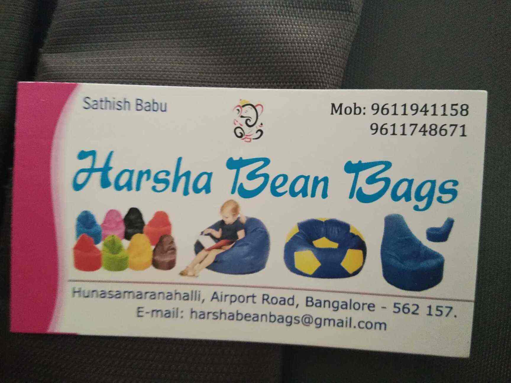Harsha Bean Bags in Near Sugatta Road Water Tank,Bangalore Best Bean
