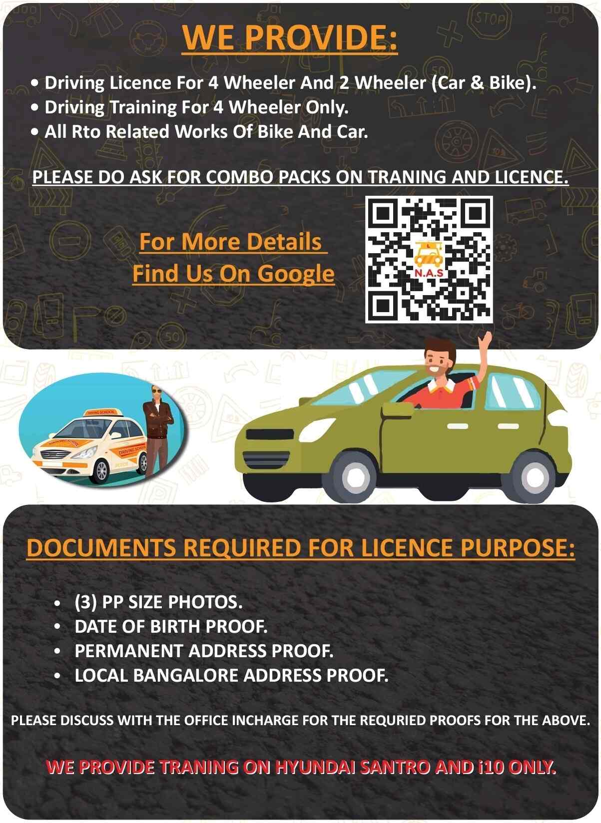 NAS Motor Driving School in Koramangala 3rd Block,Bangalore Best