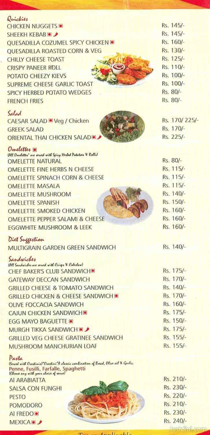 Discover 129+ chef bakers cake menu latest awesomeenglish.edu.vn