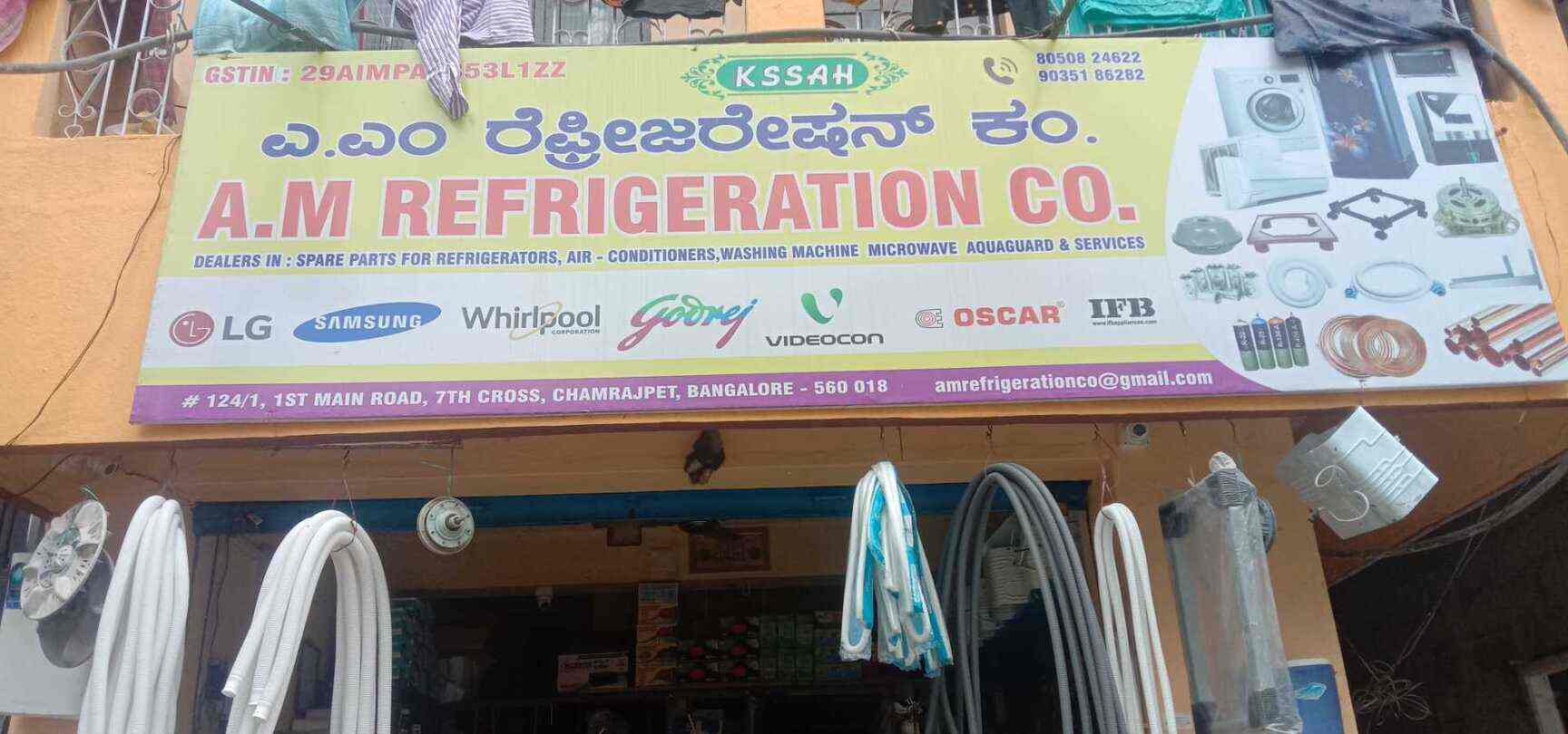 Top Refrigeration Part Dealers in Amani Byrathikhane, Bangalore